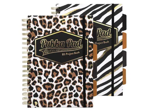 #Projectboek Pukka Pad B5 lijnWild krimp a 2st. ass.