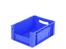 Euronorm Stapelkrat M. Grijpopening Pp Hxlxb 170X400X300Mm Blauw
