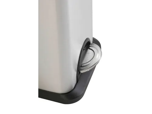 Rechthoekige Pedaalemmer 15 Liter Mat Rvs