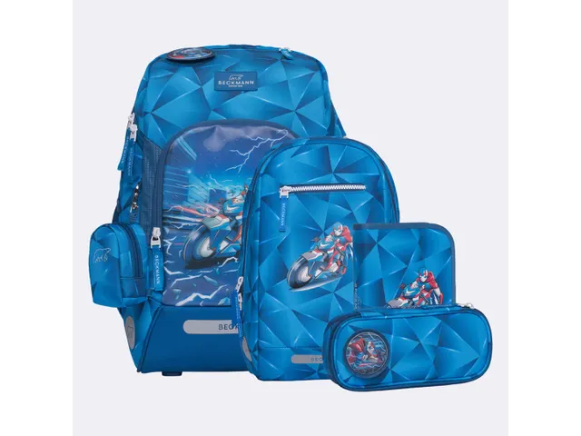 Schooltasset Beckmann Active Air FLX Blue Lightning 6-delig