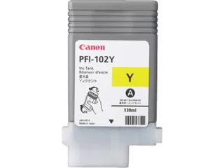 Inktcartridge Canon PFI-102 geel - 1
