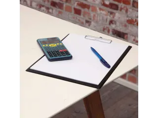 Wetenschappelijk Bureaurekenmachine MSC 417 Solar Batterij blauw zwart - 11