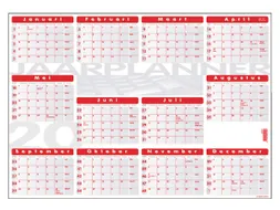 Jaarplankalender 2027 Quantore 48x68cm