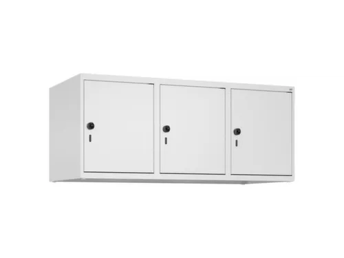 opzetkast,v. locker,3vak.,vak B 400mm,HxBxD 500x1200x500mm
