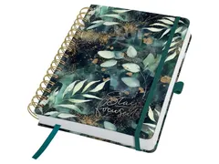 Dagplanner Beauty (EN), ongedateerd Glamorous Leaves Hardcover