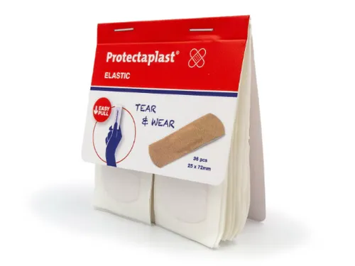 Tear & Wear Elastic Easy-Pull Pleisters 25x72mm 5 x 36 stuks