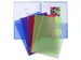 10 Tweezijdige Presentatiemappen Soepele Kaft Pp 20/100ste Assorti