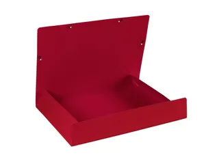 Elastomap met 3 kleppen glanskarton 600gm² - A3-Rood - - 4