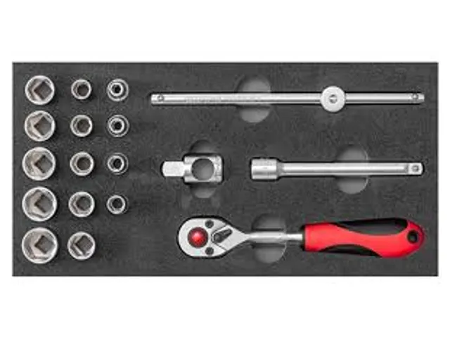 R22150020 Dopsleutelset 3/8 1/3 CT module 8stuks