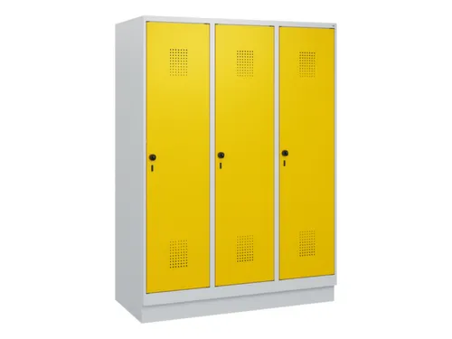 schoollocker,HxBxD 1630x1200x500mm,3vak,vak B 400mm,draaigrendel
