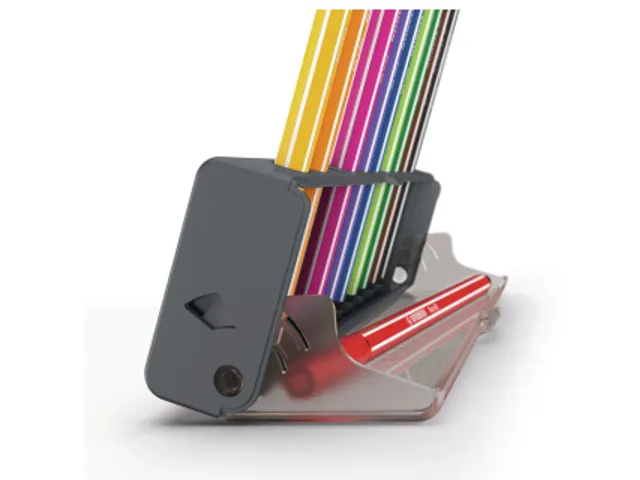 Feutre STABILO PEN 68 Medium Clickset 10 couleurs
