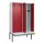 locker met bank,voor scheiding van kleding,HxBxD 2120x1200x815mm,4vak