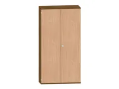 Armoire De Bureau Finition Corps Noyer Finition Face Avant Hêtre