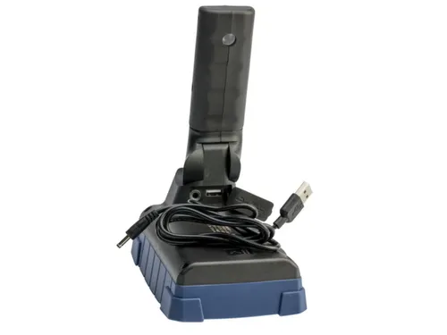 accu-werklamp,behuizing kunststof,COB-led,500-1000lumen,powerbank