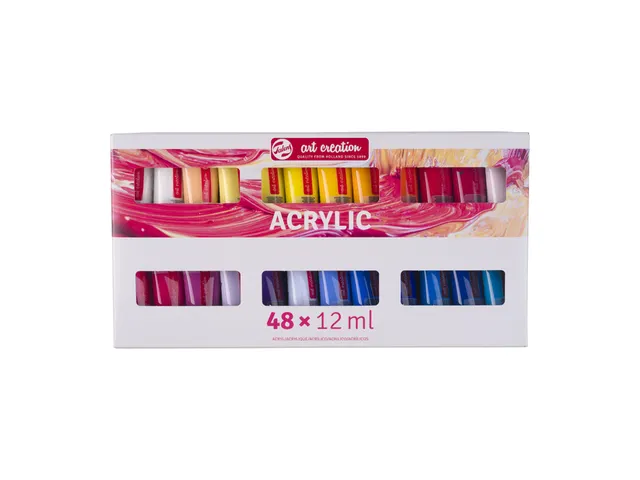 Acrylverf Talens Art Creation assorti 48 tubes à 12ml