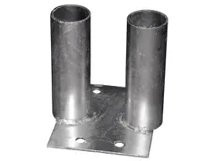 bodemplaat,v. mobiel hek,HxBxD 150x130x160mm,staal vuurverzinkt