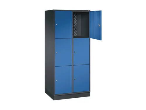 grootvolume-lockersysteem,HxBxD 1950x820x600mm,2x3vakken,cil.-slot