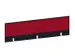 cache de banque d'accueil,p. table de bureau,CC-noir,BN4011-rouge