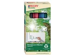 Viltstift Edding 29 Whiteboard EcoLine Schuin Assorti 1.5-5mm 4 Stuks