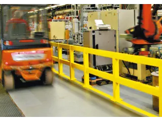 Begin-/eindpaal Voor Afzetsysteem Met Aanrijdbeveiliging Voor Binnen - 3