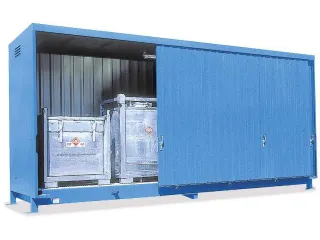 stellingcontainer v. gevaarlijke stoffen,max. 6xIBC,staand - 1