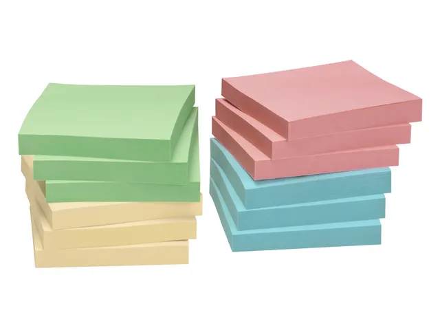 Notitieblok 75x75mm Assorti Recycled Doos A 12 Blok