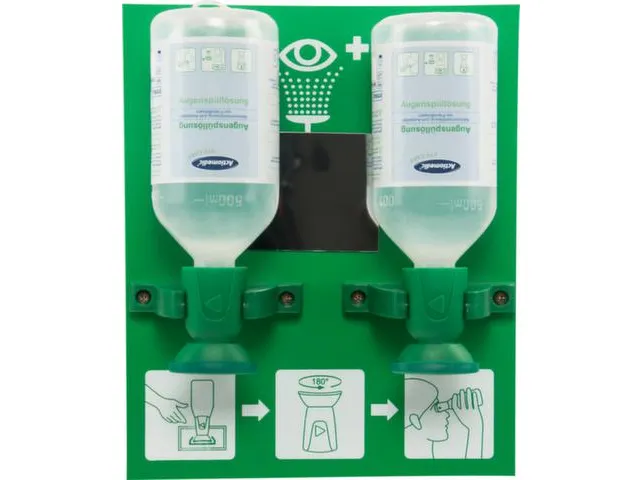 Oogspoelstation,2X500Ml Keukenzoutoplossing,Spiegel