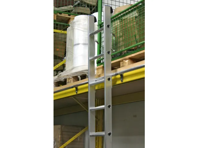 Stellingladder Aluminium 4Haken 10Treden Boom L 2.70M