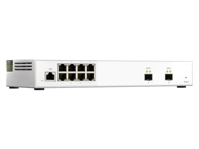 8x RJ45 2.5GbE , 8x 10GbE SFP+, Web Managed, 12V DC, 42.5 x 290 x 127