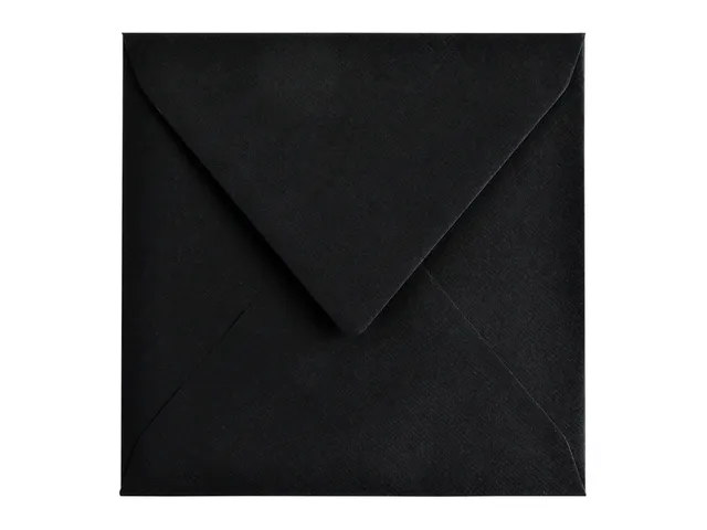 Envelop Papicolor 140x140mm Ravenzwart Gegomd
