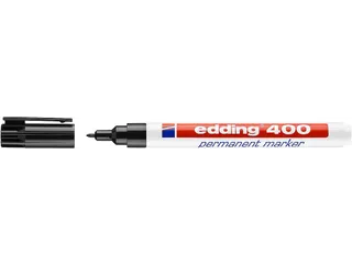 Viltstift edding 400 rond zwart 1mm - 1