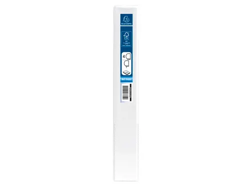 Ringmap Pp Personaliseerbaar Kreacover 4D-Ringen 30mm A4 Maxi Wit