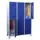 dubbeldekse locker,HxBxD 1850x1200x500mm,3x2vak.,RAL7035,front RAL6011