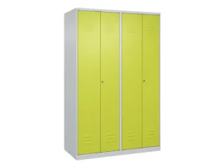 locker voor scheiding van kleding,HxBxD 1850x1200x500mm,4vak - 1