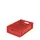 Euronorm Stapelkrat Pp 170x600x400mm Wanden/bodem Gesloten Rood 34l