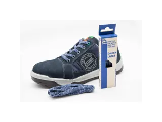 Emma DenimX veters, lengte 135 cm, grijs, per paar - 1