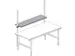 tablette,p. table d'emballage,HxlxP 30x1600x400mm,bois,gris clair