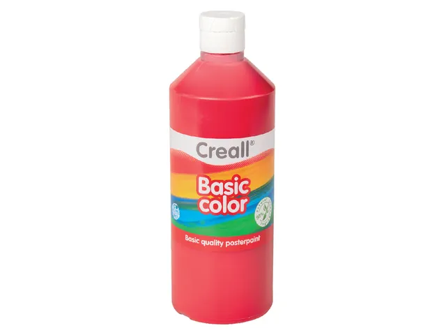 Plakkaatverf Creall basic donkerrood 500ml