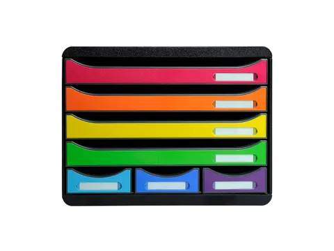 Store-box Mini 7 Laden Ecoblack Ladenblok Assorti Kleur