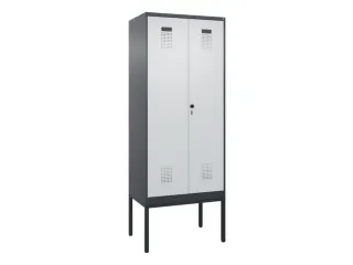 PBM-locker,HxBxD 2120x800x500mm,2vak,vak B 400mm,draaigrendel - 2