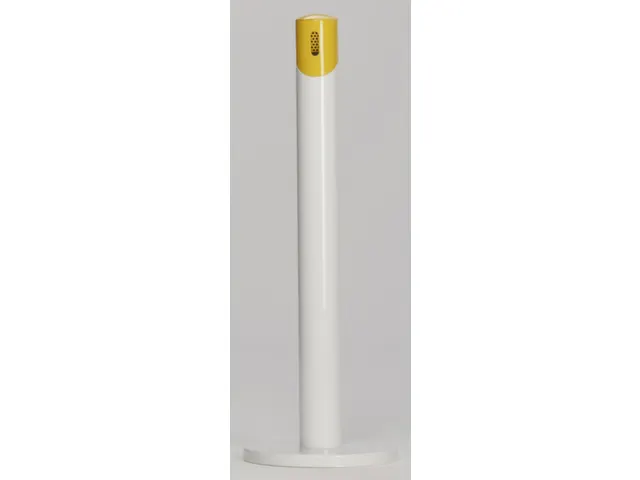 Staande Asbakzuil 2 liter H 1005mm Rond Ral9016 Ral1023