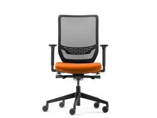 Bekleding,V. Bureaustoel,Stof,Oranje - 4