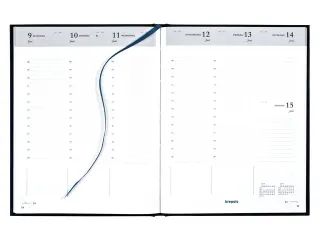 Agendavulling 2027 Brepols Timing 7dagen/2pagina's spiraal wit - 3