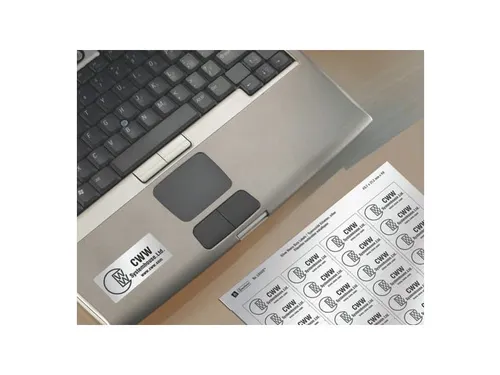 laseretiket Avery 96x50,8mm 20 vel 10 etiketten per vel zilver