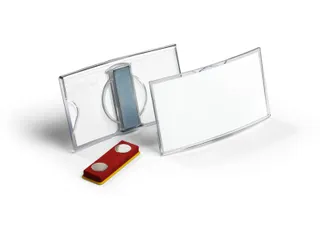 Badge Durable 8123 convex met magneet 40x75mm - 2