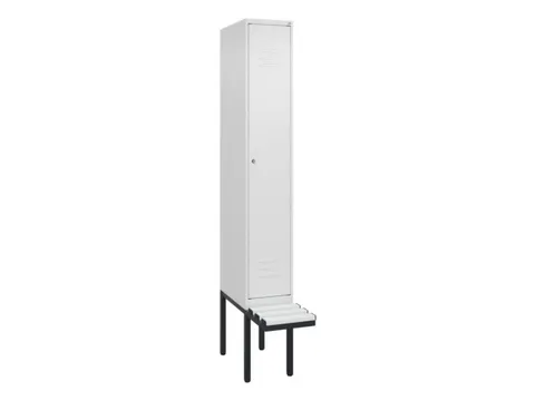 locker met bank,HxBxD 2120x300x815mm,1vak,vak B 300mm,cil.-slot