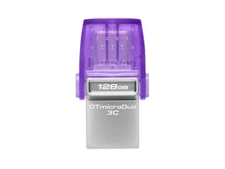 128GB DataTraveler microDuo 3C 200 MB/s dubbele USB-A + USB-C - 5