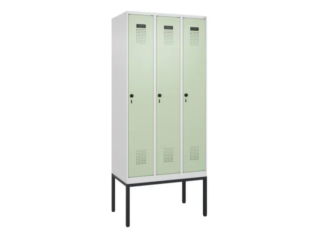 locker voor scheiding van kleding,HxBxD 2120x900x500mm,3vak