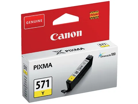 Inktcartridge Canon CLI-571 geel