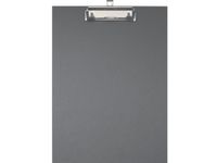 Klemplaat gecoat papier A4 zwart